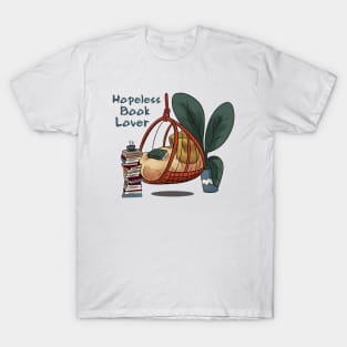 Hopeless book lover cozy T-Shirt